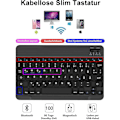 Pikkukuva 4 / 5: Näppäimistö Tablet A9 Plus - Galaxy Tab A9 Plus -kotelo näppäimistöllä, magneettinen langaton Bluetooth-näppäimistö, irrotettava{hh}