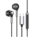Miniatyrbilde 10 av 10: USB-C Hodetelefoner for Samsung Galaxy S23 Ultra S22 S21 FE S20 A53 A54 USB-C Hodetelefoner Black