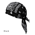 Pikkukuva 1 / 10: Nopeasti kuivuva puuvillainen merirosvohattu ulkoiluun, bandana MUSTA black