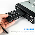 Miniatyrbilde 2 av 8: Bluetooth 5.0 bilstereo kassettadapter til aux Black