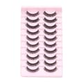 10 paria 3D Mink DD Curl -venäläisiä tekoripsiä TK01