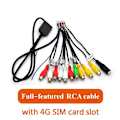 Miniatyrbillede 2 af 5: Bil Stereo Radio RCA Output Kabel Ledning Aux-in Adapter Subwoofer/Forstærker 3.5mm Hun 20-Pin Stik
