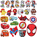 Miniatyrbilde 1 av 5: 24 stk. Wangwang Team broderte merker Marvel karaktermerker