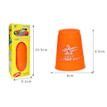 Miniatyrbild 2 av 5: Speed Stacks | Officiellt Sport Stacking Set - 12 Koppar För Snabbhetsträning Rese Sällskapsspel A A Orange