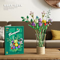 Pikkukuva 1 / 11: Rakennuspalikat Kukat Säilötyt kukat Ruusut Ystävänpäivälahja Kimppu Kokoamislelut 17 kinds of building block flowers