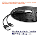 Miniatyrbild 8 av 9: Superlång USB till Micro USB Laddningskabel för Termometer/Kamera Lång Hållbar Laddningssladd Spänningsförstärkare 15 Meter