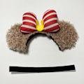Pikkukuva 9 / 11: Hiihtokypärän lisävarusteet kissankorvat hiihtokeskus hiihto lämmin koristelu kypärän lisävarusteet Shirley Rose -keksit Duffy-karhutarrat Festive Plaid Rose
