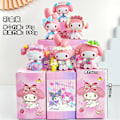 Pikkukuva 1 / 11: Pink Ruby Pieni Majava Blind Box Söpö Lelu Nukke Auto Kakku Koristeet Gachapon Nukkekone Tea Party-Boxed (Set Price)