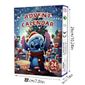 Miniatyrbillede 2 af 2: Ny Star og Stitch Julekalender med Nedtælling 24 stk. Gavekalender Blind Box