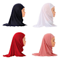 Pikkukuva 9 / 10: Muslimi Hijab Islami Huivit Lapsille HARMAA