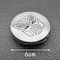 Miniatyrbild 4 av 5: st 56+60mm Coola Autobots Logotyp Transformers Badge Emblem Bil Hjulnav Centrala Kåpor Dekal Fälgskydd Bilstyling Tillbehör 56mm Black
