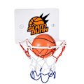 Miniatyrbilde 3 av 5: Minibasketballsett, minibasketballbøyle med baller og