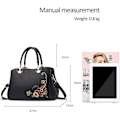 Miniatyrbilde 5 av 5: Retro Topphåndtak Håndvesker Dame Crossbody Veske Kvinner Mote Sho{HH}