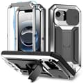 Skjutbart Kamera IP54 Liv Vattentätt Hållare Mobilskal Silver Silver Silver For iPhone 16e