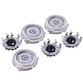 Miniatyrbild 6 av 6: 3-pack Rakapparat Huvud Trimmerhuvud för Philips SH50 HQ8 Sh