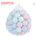 Pikkukuva 1 / 8: Hauska 100/200 Värikäs Pallo Pehmeä Muovi Meripallo Vauva Lasten S 200PCS