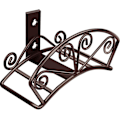 Miniatyrbilde 1 av 4: Hageslangeholder, kraftig, solid metall, veggmontert, dekorativ, slitesterk, for oppbevaring av hageslange{HH}