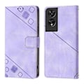 Miniatyrbilde 3 av 5: Preget Skinnveske for TCL 505{HH}