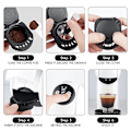 Miniatyrbild 3 av 5: Återanvändbar kapselhållare för Dolce Gusto kaffe, kompatibel med Genio Hfmqv{HH}