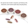 Miniatyrbillede 4 af 5: Holografisk Chrome Neglepudder, Enhjørning Spejl Effekt Premium Salon Regnbue Negleglitter Manicure Pigment