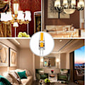 Miniatyrbillede 5 af 5: 10 stk. G4 LED Pærer 6W Pærer Varm Hvid Dæmpbar COB Pin Base AC/DC 12V