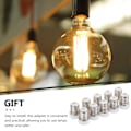 Miniatyrbild 2 av 3: 10 st Lampadapter Glödlampshållare Adapter E14 Till E12 Glödlampa Adapter Tillbehör