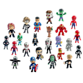 Miniatyrbild 3 av 5: Disney Marvel Avengers Adventskalender Box Anime Figur Iron Man Spider-Man Hulk Leksaksmodeller Dekorera Julgåvor Till Barn APRICOT