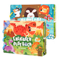 Pikkukuva 4 / 5: Valistus varhaiskasvatuksen dinosaurus eläin hiljainen tarrakirja busybook lasten busy tarrakirja opettavaiset lelut 3 size