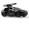 Miniatyrbild 3 av 4: Nyår Jul 4-dörrars Tesla fjärrkontroll bil barnleksak julklapp{hh}