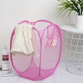 Miniatyrbilde 7 av 10: Pop Up Vaskepose Sammenleggbar Vaskekurv ROSA pink