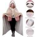 Miniatyrbillede 2 af 5: Bedste julegaver Sødt dovendyr Hyggeligt tæppe Sweater Hoodie
