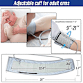 Miniatyrbild 4 av 5: Extra Stort Manschett Kompatibel med Omron 9-21 tum (22-53 cm) XL Blodtrycksmanschett för Stor Arm, Grå{F2}