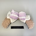 Pikkukuva 7 / 11: Hiihtokypärän lisävarusteet kissankorvat hiihtokeskus hiihto lämmin koristelu kypärän lisävarusteet Shirley Rose -keksit Duffy-karhutarrat Nini coffee color