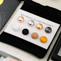 Miniatyrbild 2 av 5: 8 st Hijab Magnetiska Nålar, Starka Magnetiska Hijab Nålar Knappar för Kvinnor Multifunktionell Färgglad Sjal S