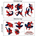 Miniatyrbilde 2 av 5: 3D Kunst Fjernbar Spiderman Gutterom Veggklistremerke Hjem Dekal, Skrell og Fest Veggklistremerke for Barnerom Veggdekor