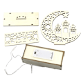 Miniatyrbilde 8 av 8: stk Ramadan Lanterne LED Tre Måne Stjerne Lys Dekorasjon Ramadan Eid Hjem Dekor Ramadan Dekorasjon