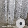 Miniatyrbillede 2 af 5: Bruseforhæng, anti-skimmel, vandtæt til badekarret, 100% EVA, 180 x 200 cm inkl. 12 bruseforhængsringe