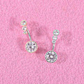 Miniatyrbillede 2 af 3: 10 stk. sexet 4 zirkon navlepiercing krystal zirkon navle navle navle{hh}