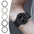 Miniatyrbillede 1 af 5: Glas skærmbeskytter til Xiaomi~watch S3, PC-skal, beskyttende etui - Perf Black and white