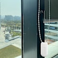Miniatyrbilde 5 av 5: Plastglidelåser for persienner og gardiner, vekter for gardinsnor, lukker, sikkerhetshåndtak for vertikale persienner og draperinger (hvit) 3 stk