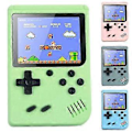 Miniatyrbilde 1 av 3: Innebygd 500 Klassiske Spill Retro Videospillkonsoll Barnegave Gul Yellow