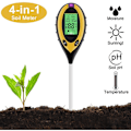 Miniatyrbillede 1 af 5: Jordtester til planter 4-i-1 Sollys pH-måler, Fugtmåler, Plante pH-måler{hh}