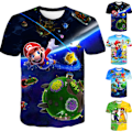 Pikkukuva 2 / 3: Super Mario 3D-painettu T-paita lapsille pojille - B B 140CM
