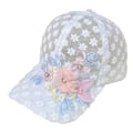 Miniatyrbillede 6 af 10: Hatte dame duckbill cap high-end ansigt lille koreansk sommer baseball cap forår og sommer solhat ny solhat mænd Snowflake flower【white】