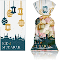 Miniatyrbilde 4 av 7: 100 stk. Eid Mubarak festposer, Ramadan-tema