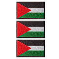 Miniatyrbild 4 av 11: 3X Palestina Broderad Flagga Patch Stryk/Sy På Kläder Palestina{HH}