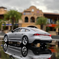 Miniatyrbillede 4 af 4: Audi RS7 Sportback 1:35 Støbt Bilmodel, Børnelegetøj, Lyd & Lys, Fødselsdagsgave - Køretøjslegetøj Sort