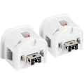 Miniatyrbillede 1 af 5: 2 Motion Plus Adapter Sensor til Wii Remote Controller, Motion Plus Adapter Accelerator Udskiftning til Wii Motion Plus Adapter White