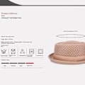 Miniatyrbilde 2 av 5: Hatt, lett sommerklassisk myk kul mesh clip-on fedora hatt, beste morsdags- og jubileumsgave til mor og kone. (skogfarge)