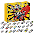 Miniatyrbillede 1 af 5: Bil Nedtælling 24 Digital Blind Box Børnegave Racer Advent Kalender
